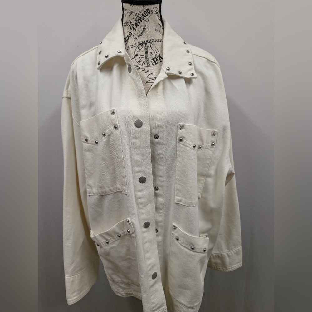 Studded Cream Jacket
